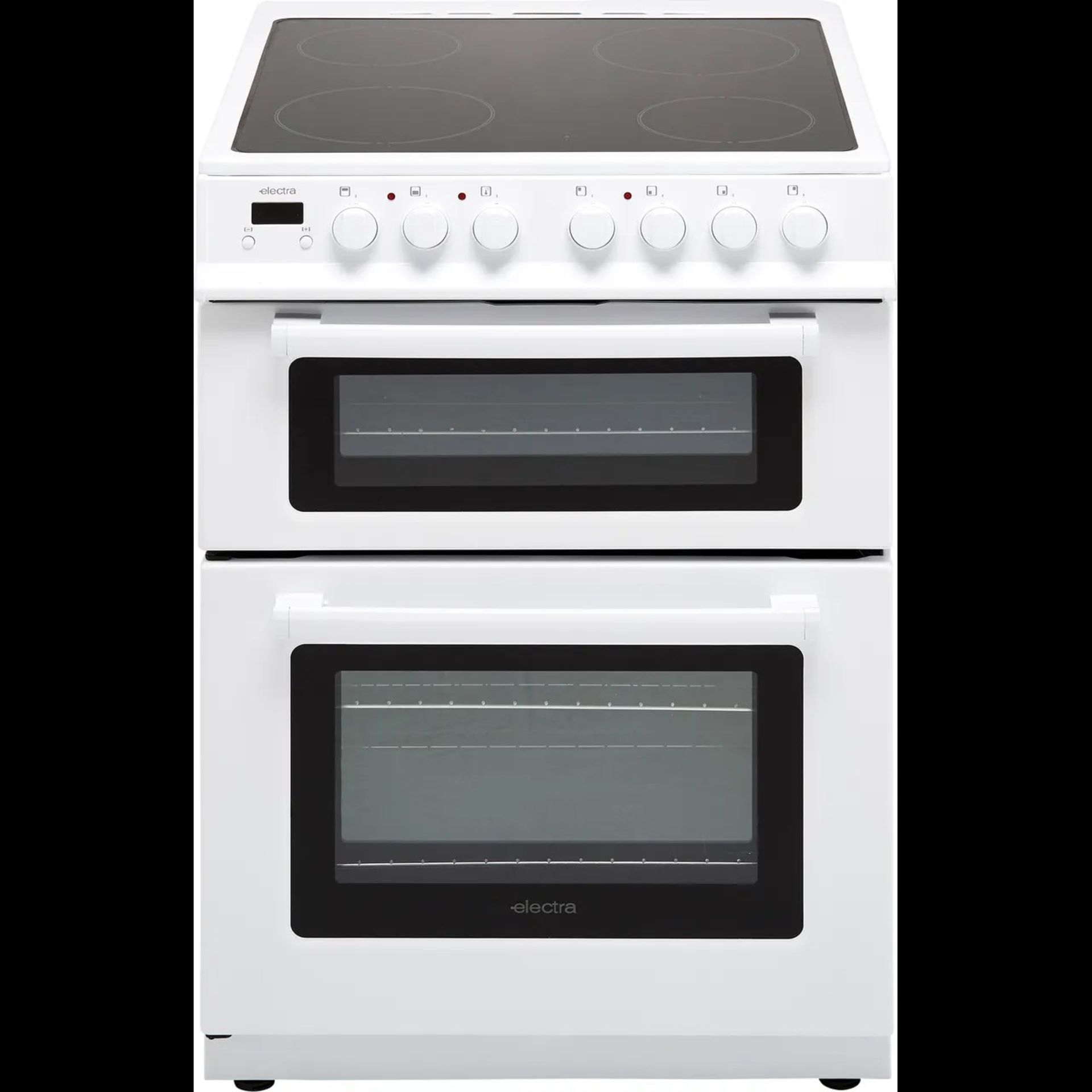 + VAT Grade B ISP £359 - Electra TCR60W 60cm Electric Cooker With Ceramic Hob - Main Oven Capacity
