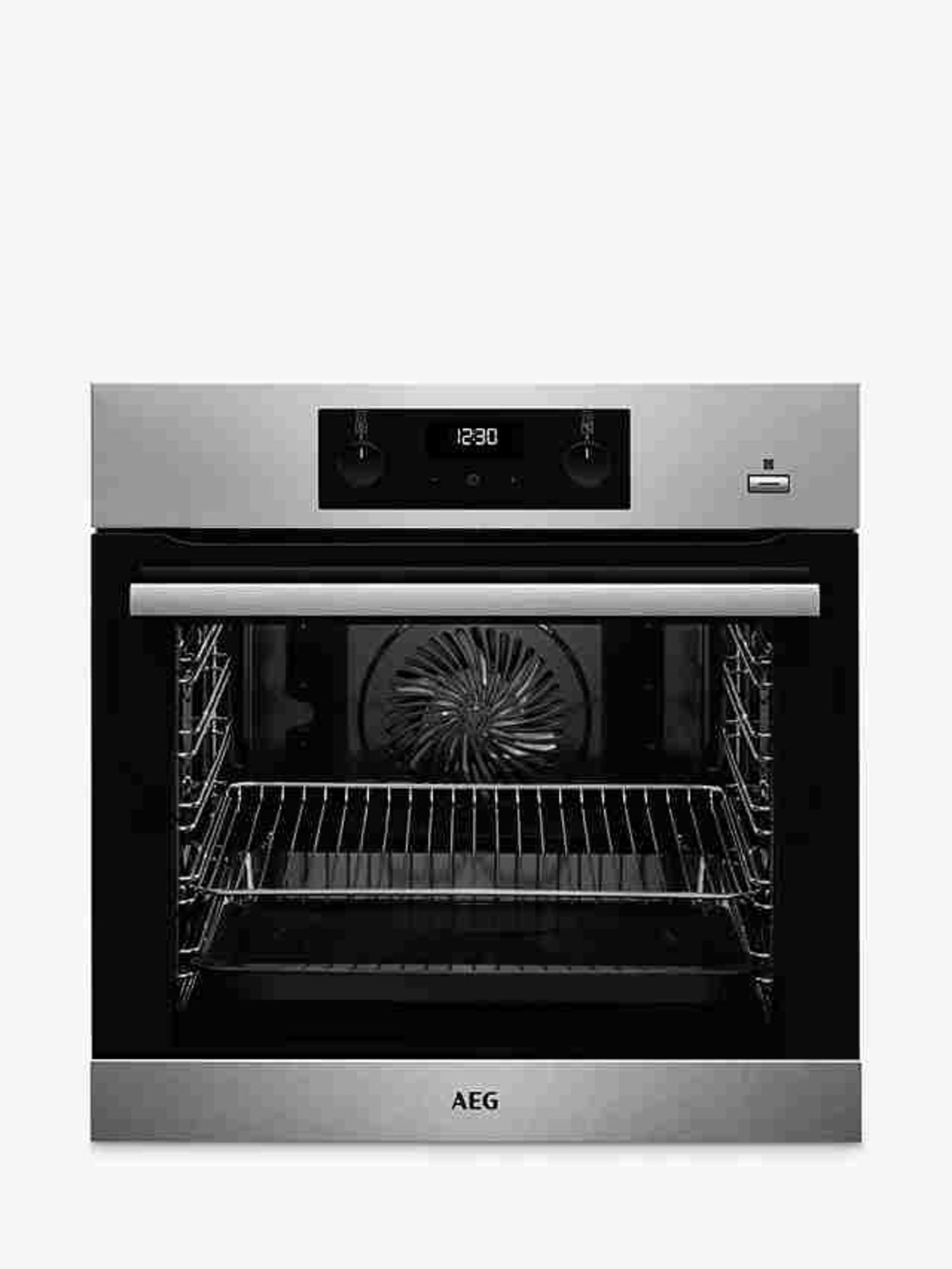 + VAT Grade B ISP £479 - AEG BES355010M Built In Electric Single Oven - Steam Function - Oven - Image 2 of 3