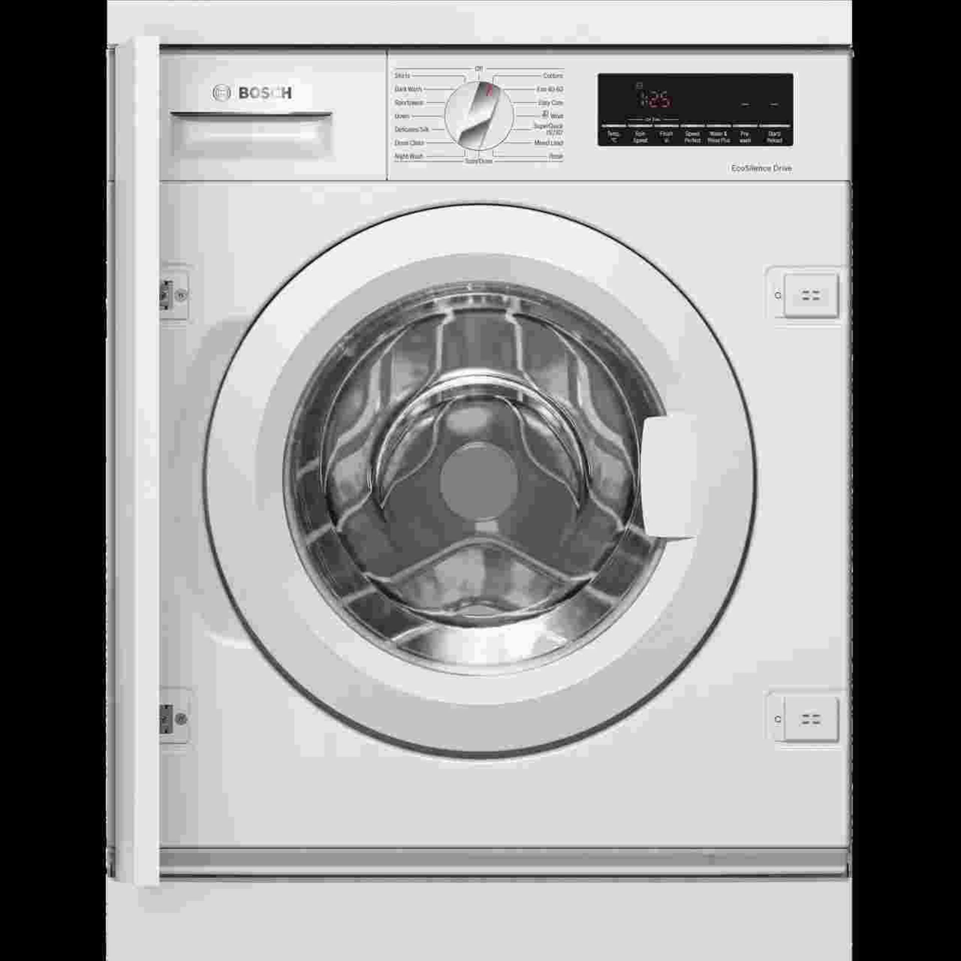 + VAT Grade B ISP £829 - Bosch Serie 8 WIW28501GB Intergrated 8Kg Washing Machine - 1400 RPM - 15