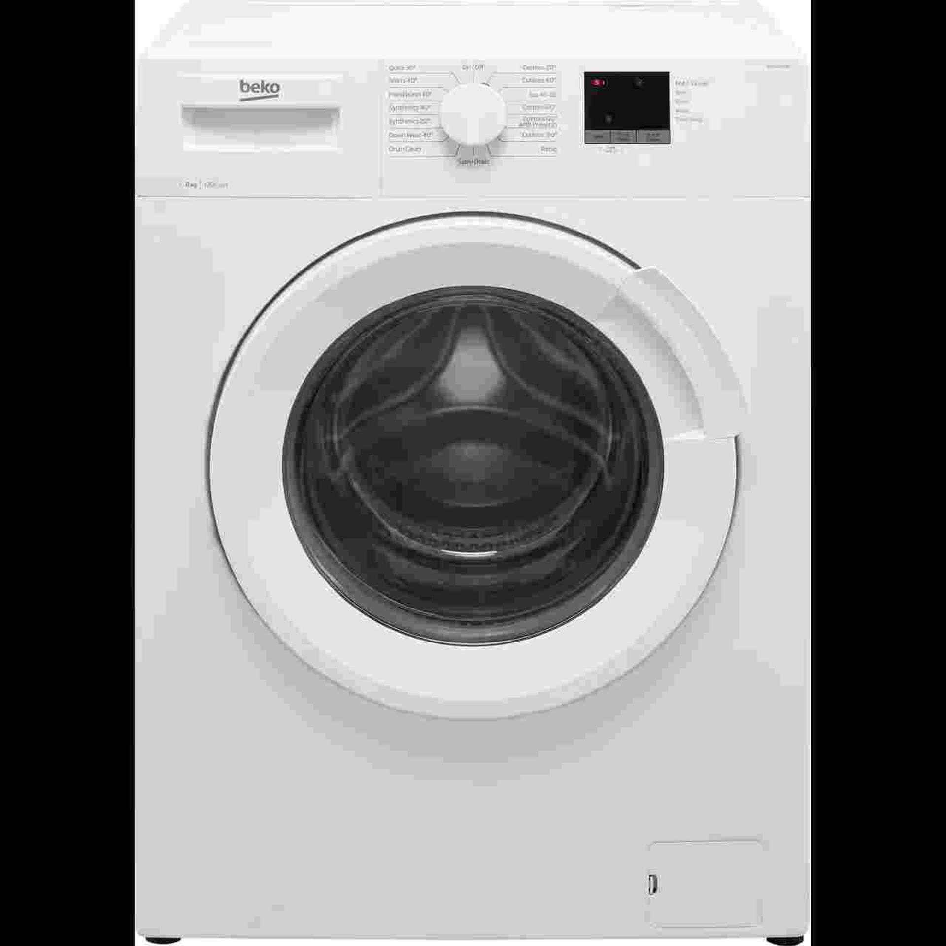 + VAT Grade B ISP £229 - Beko WTL82051W 8Kg Washing Machine - 1200 RPM - 28 Minute Quick Wash - 15