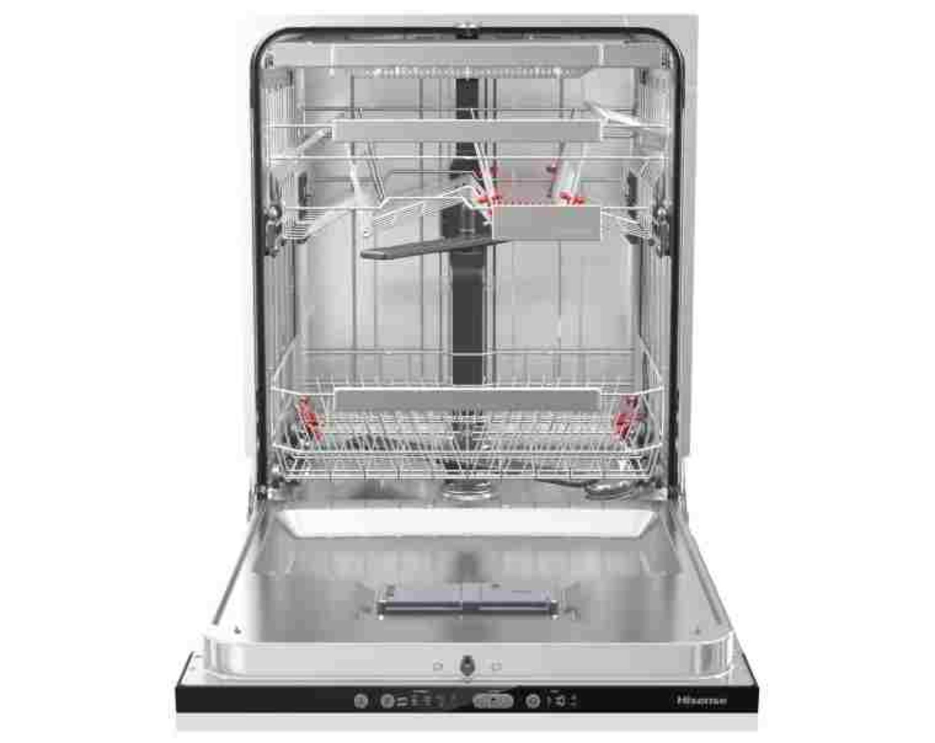 + VAT Grade B ISP £479 - Hisense HV6131UK Fully Intergrated Dishwasher - 5 Wash Programmes - 16