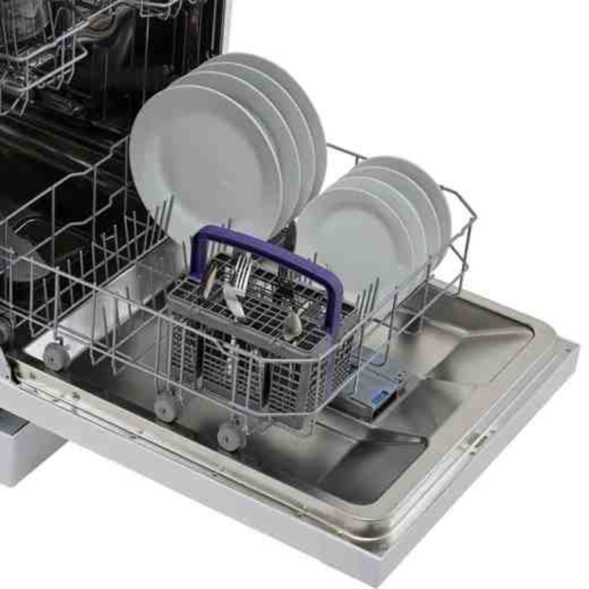 + VAT Grade B ISP £279 - Beko DVN05R20S Standard Dishwasher - 13 Place Settings - 30 Minute Quick - Image 2 of 2