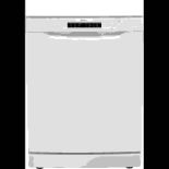 + VAT Grade B ISP £269 - Amica ADF650WH Standard Dishwasher - 13 Place Settings - 30 Minute Quick