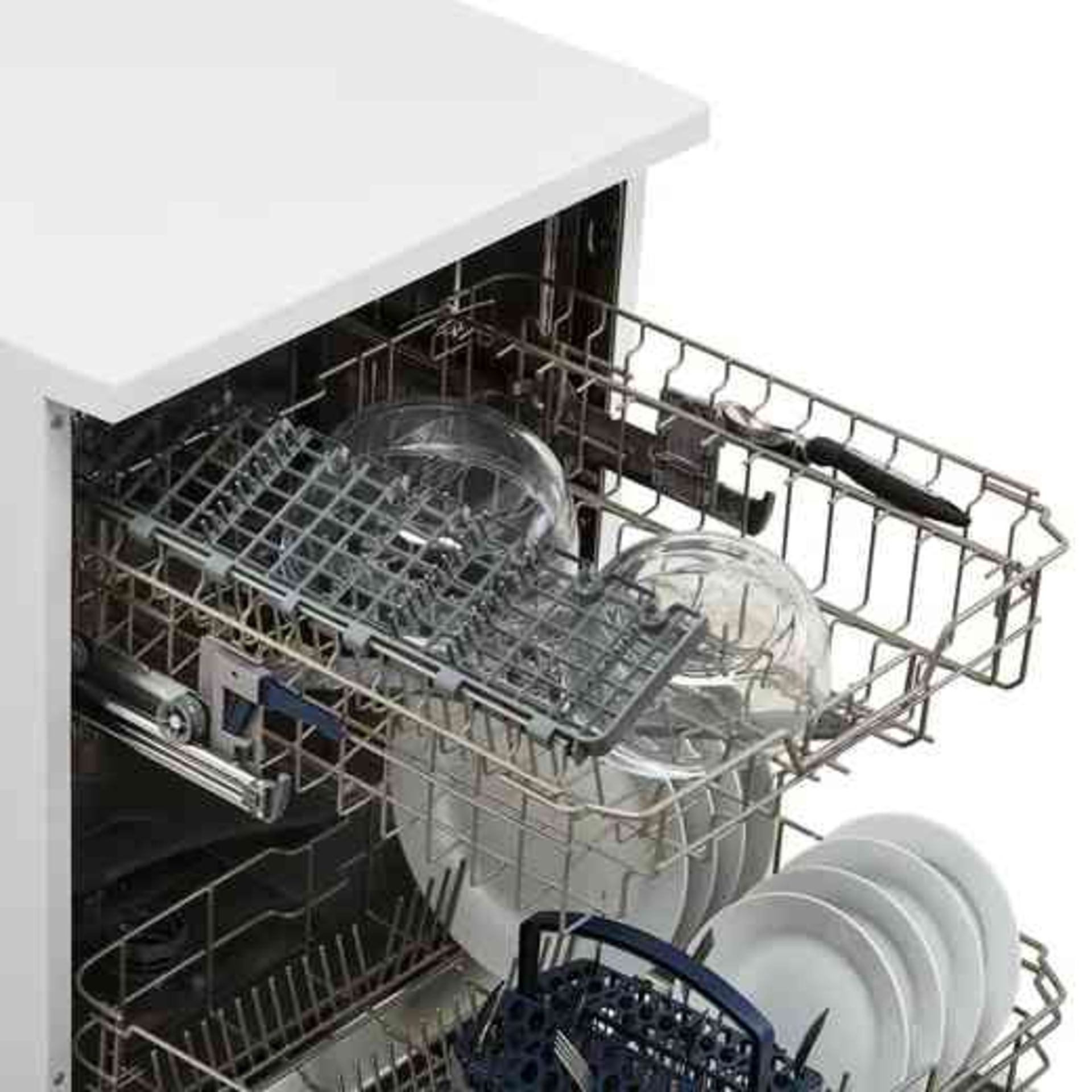 + VAT Grade B ISP £345 - Samsung Series 5 DW60M5050FW Full Size Dishwasher - 13 Place Settings - 60 - Image 3 of 3