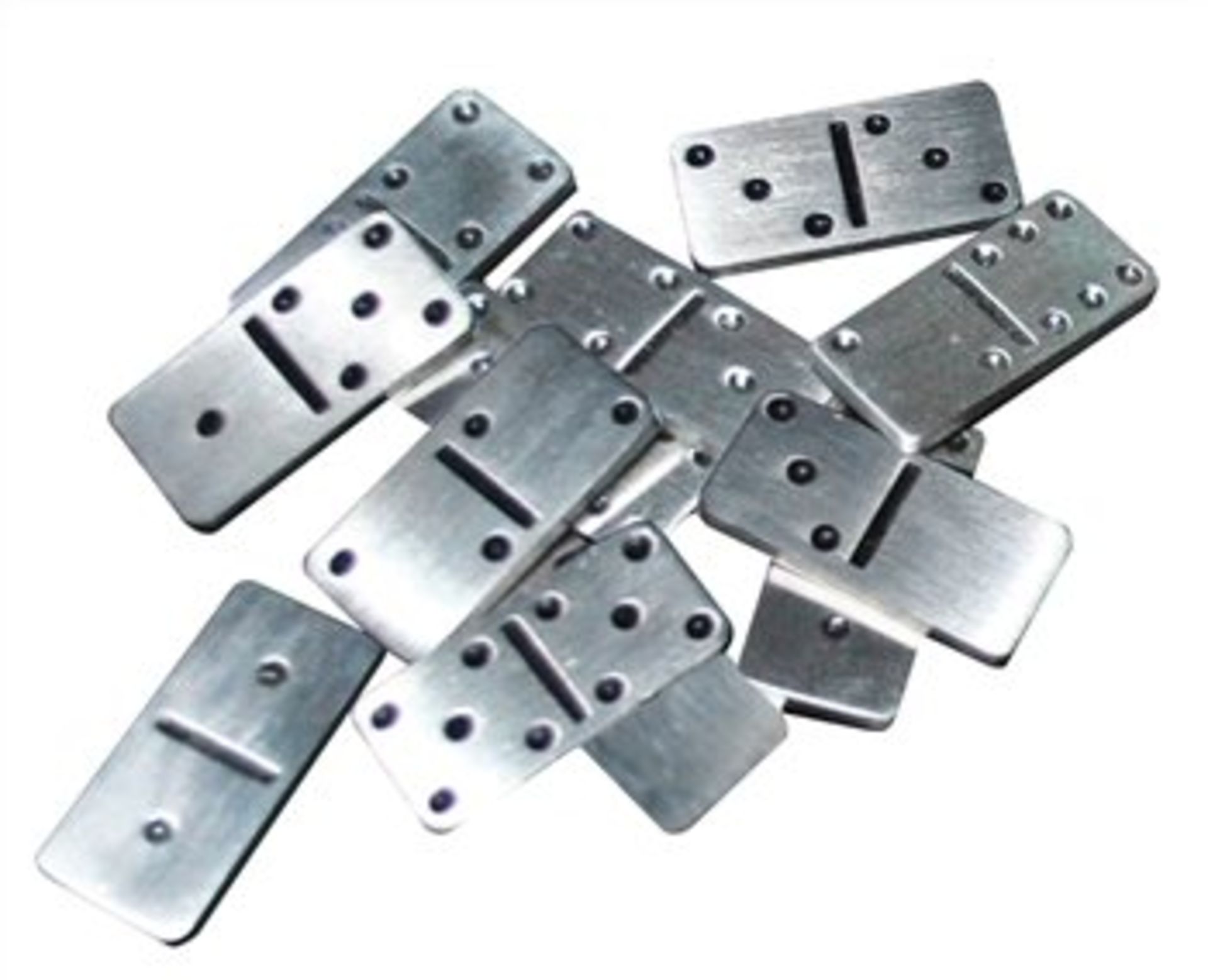 + VAT Brand New Twenty Eight Metal Dominoes Set