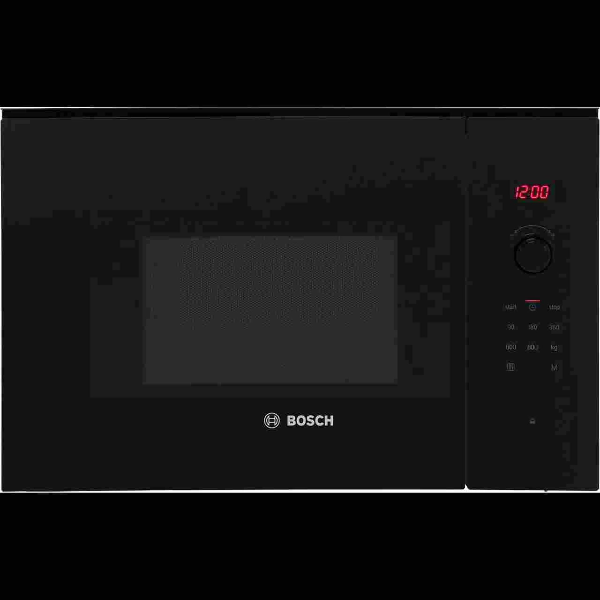 + VAT Grade B ISP £359 - Bosch Serie 4 BFL523MB0B Built In Microwave - 20 Litre Capacity - 800w -