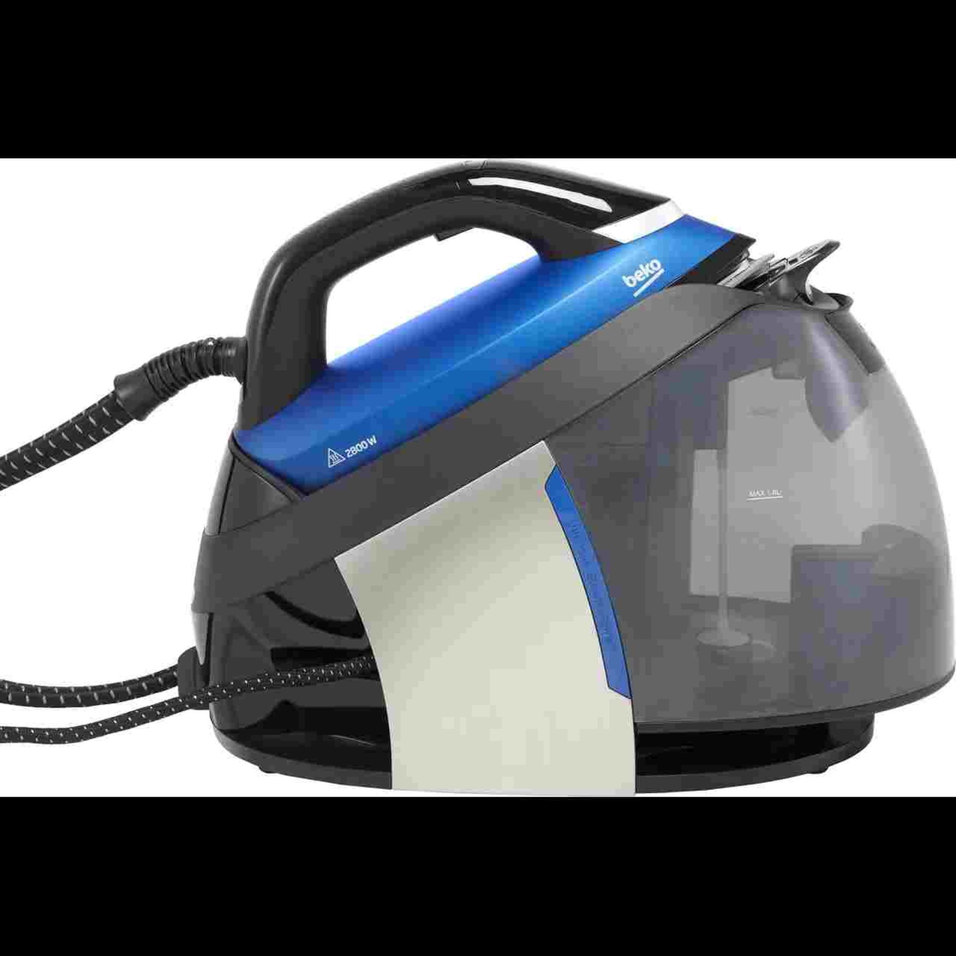 + VAT Grade B ISP £149 - Beko HygieneShield SGA8328B Pressurised Steam Generator Iron - 1.8 Litre