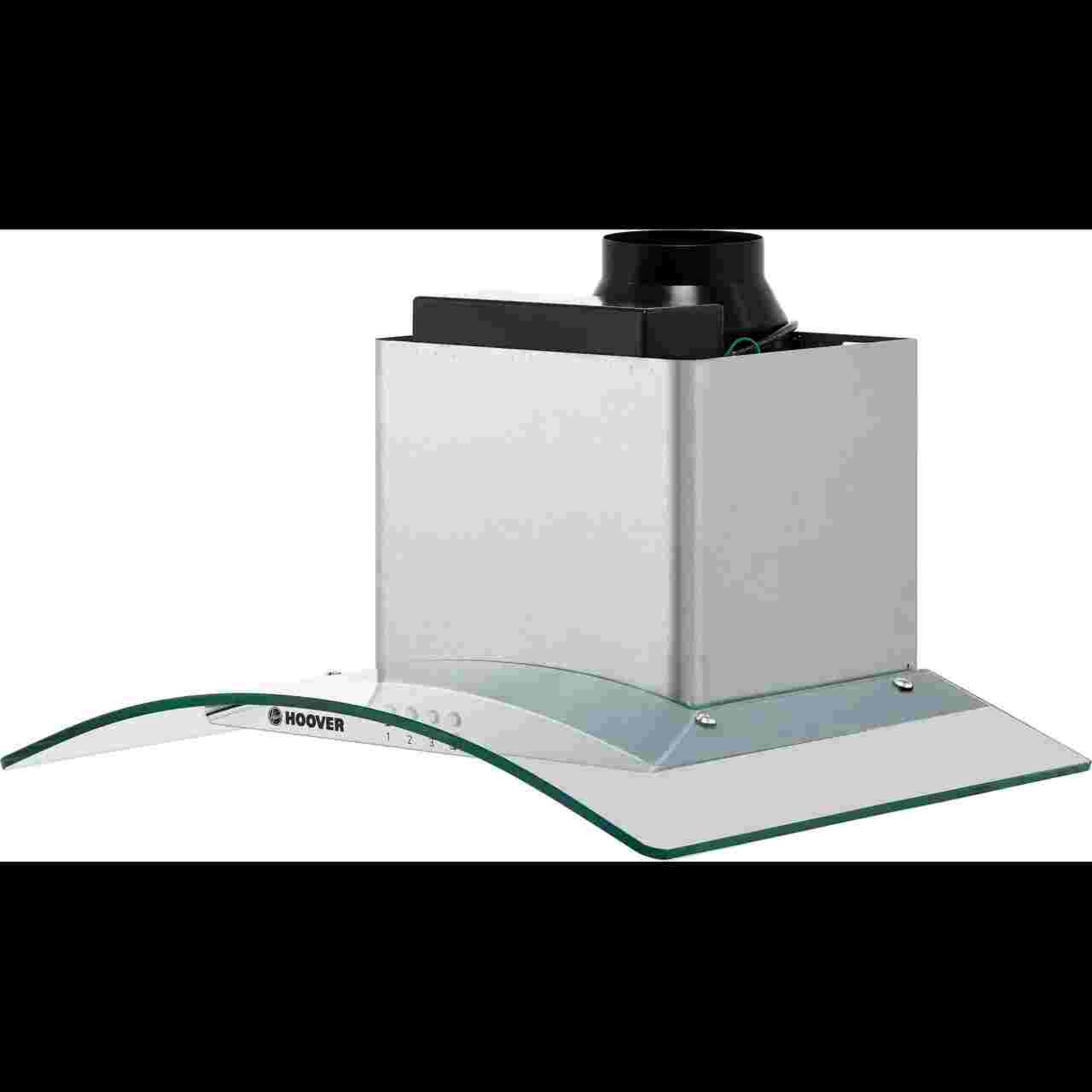 + VAT Grade B ISP £229 - Hoover H-Hood 300 HGM600X 60cm Chimney Cooker Hood - Stainless Steel - - Image 2 of 2