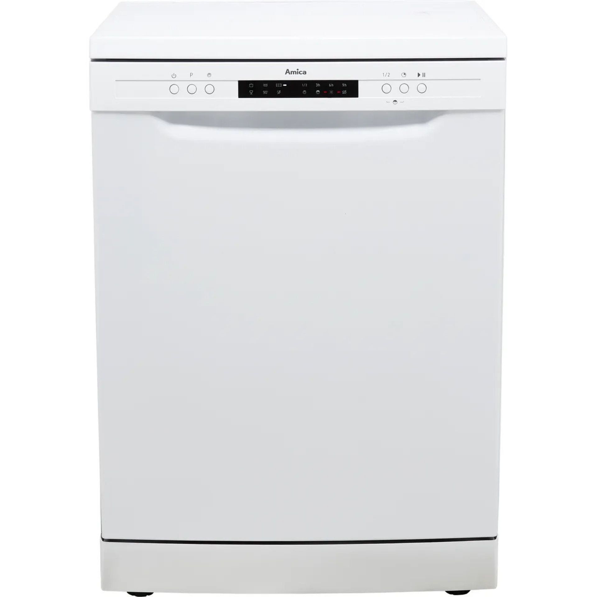 + VAT Grade B ISP £269 - Amica ADF650WH Dishwasher - 13 Place Settings - 30 Minute Quick Wash -