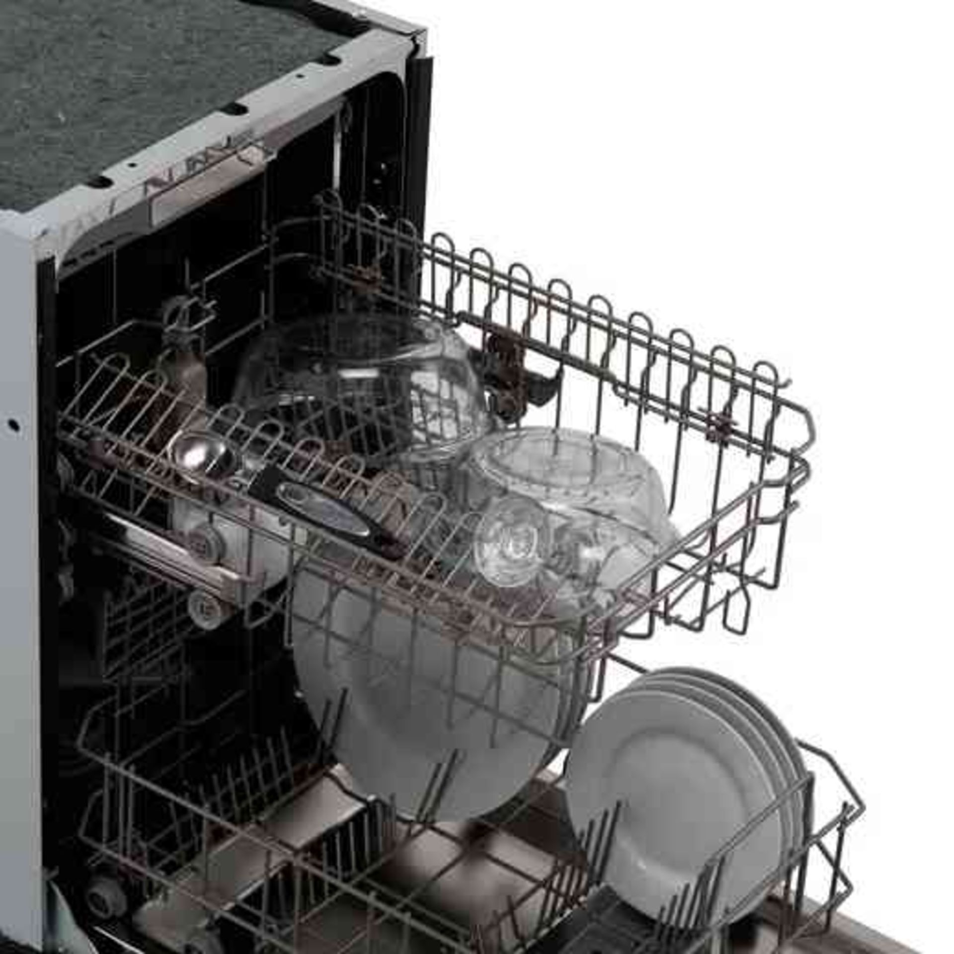 + VAT Grade B ISP £299 - Hisense HV520E40Uk Fully Intergrated Slimline Dishwasher - 11 Place - Image 3 of 3