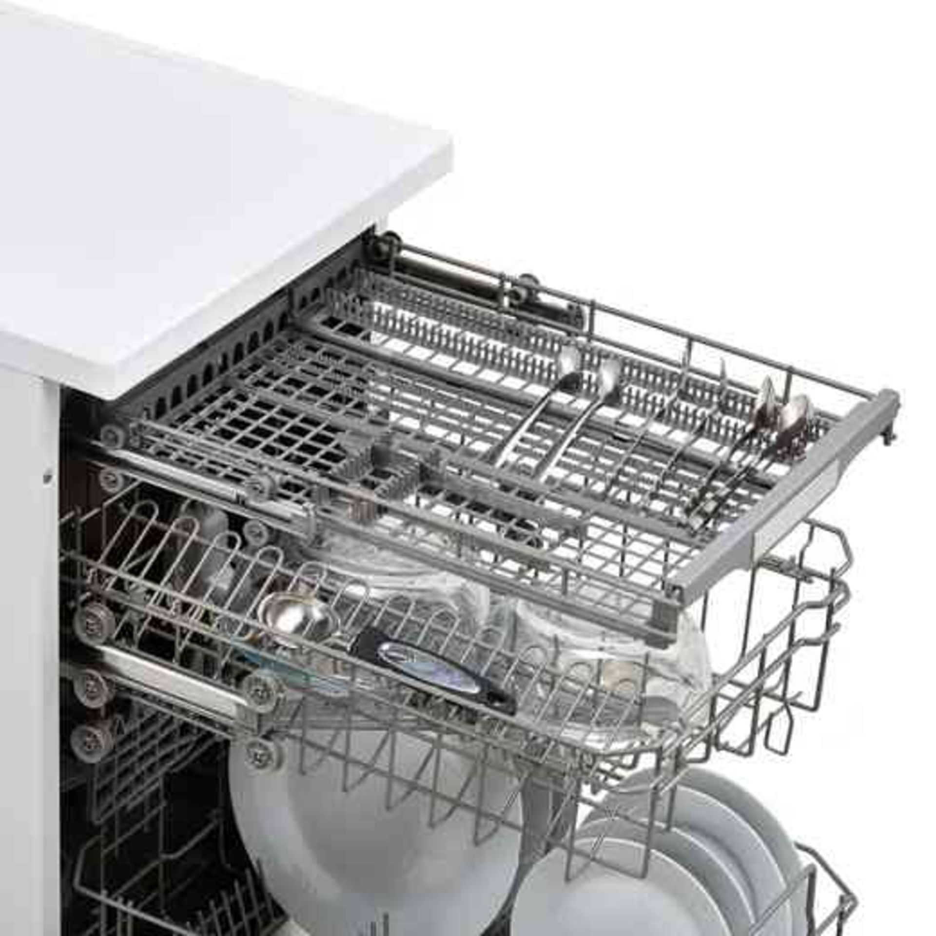 + VAT Grade B ISP £299 - Hisense HS520E40WUK Slimline Dishwasher - 11 Place Settings - 39 Minute - Image 3 of 3