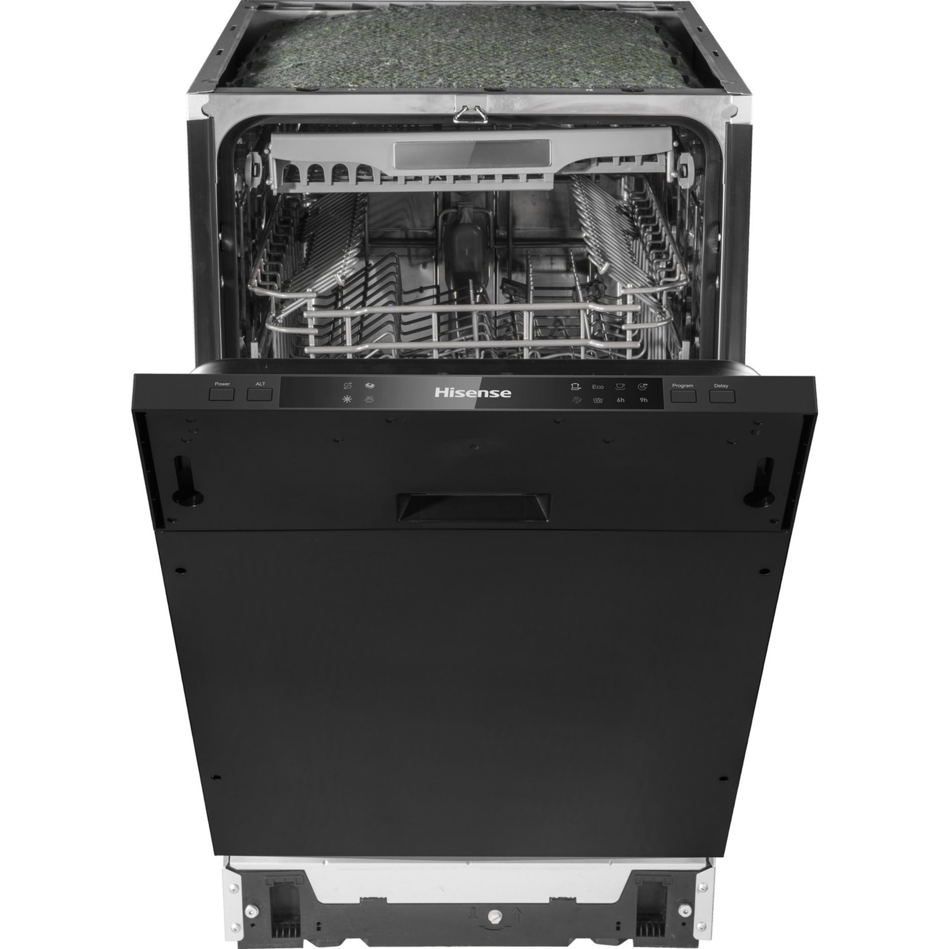 + VAT Grade B ISP £299 - Hisense HV520E40UK Fully Intergrated Slimline Dishwasher - 11 Place
