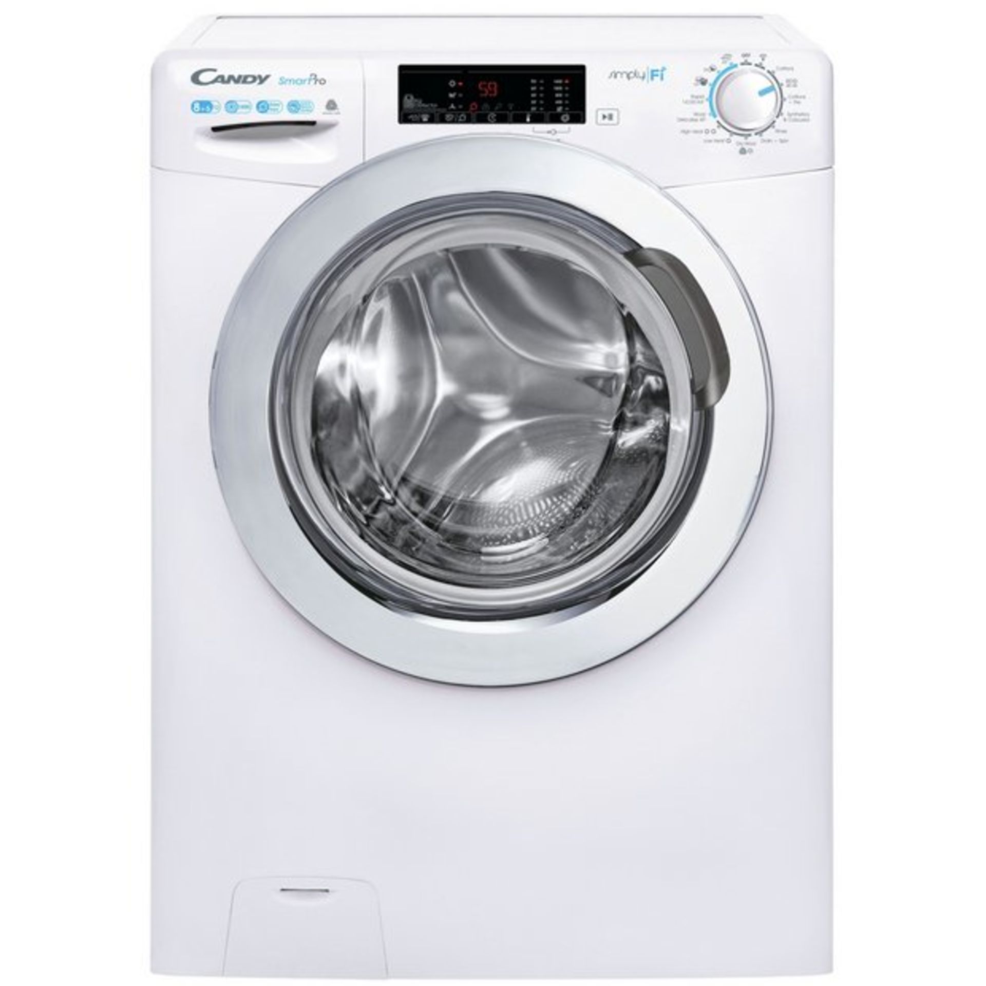 + VAT Grade B ISP £298 - Candy CSOW 4853TWCE-80 8Kg Washer Dryer - 14 Washing Programmes - Three