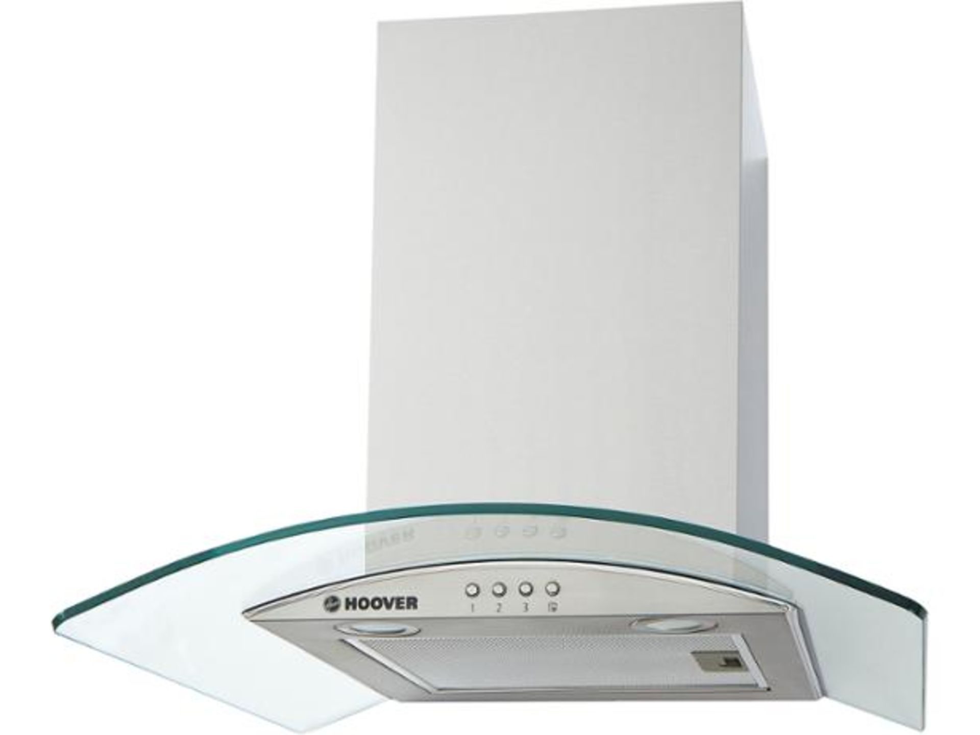 + VAT Grade B ISP £229 - Hoover H-Hood 300 HGM600X 60cm Chimney Cooker Hood - Stainless Steel -