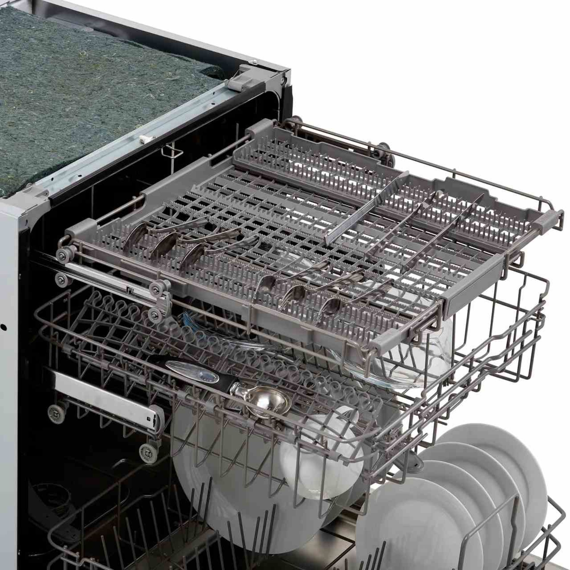 + VAT Grade B ISP £299 - Hisense HV603D40UK Fully Intergrated Dishwasher - 14 Place Settings - 40 - Image 2 of 2