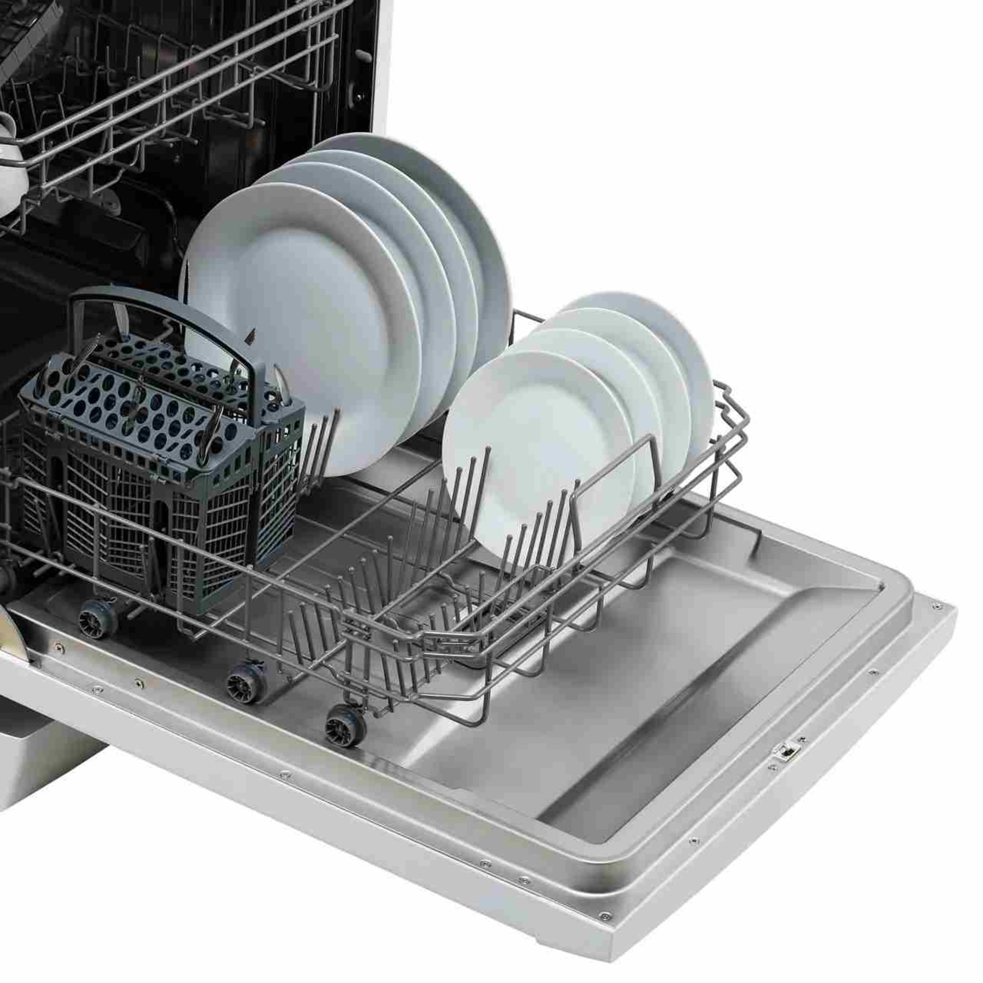 + VAT Grade B ISP £269 - Amica ADF650WH Dishwasher - 13 Place Settings - 30 Minute Quick Wash - - Image 3 of 3