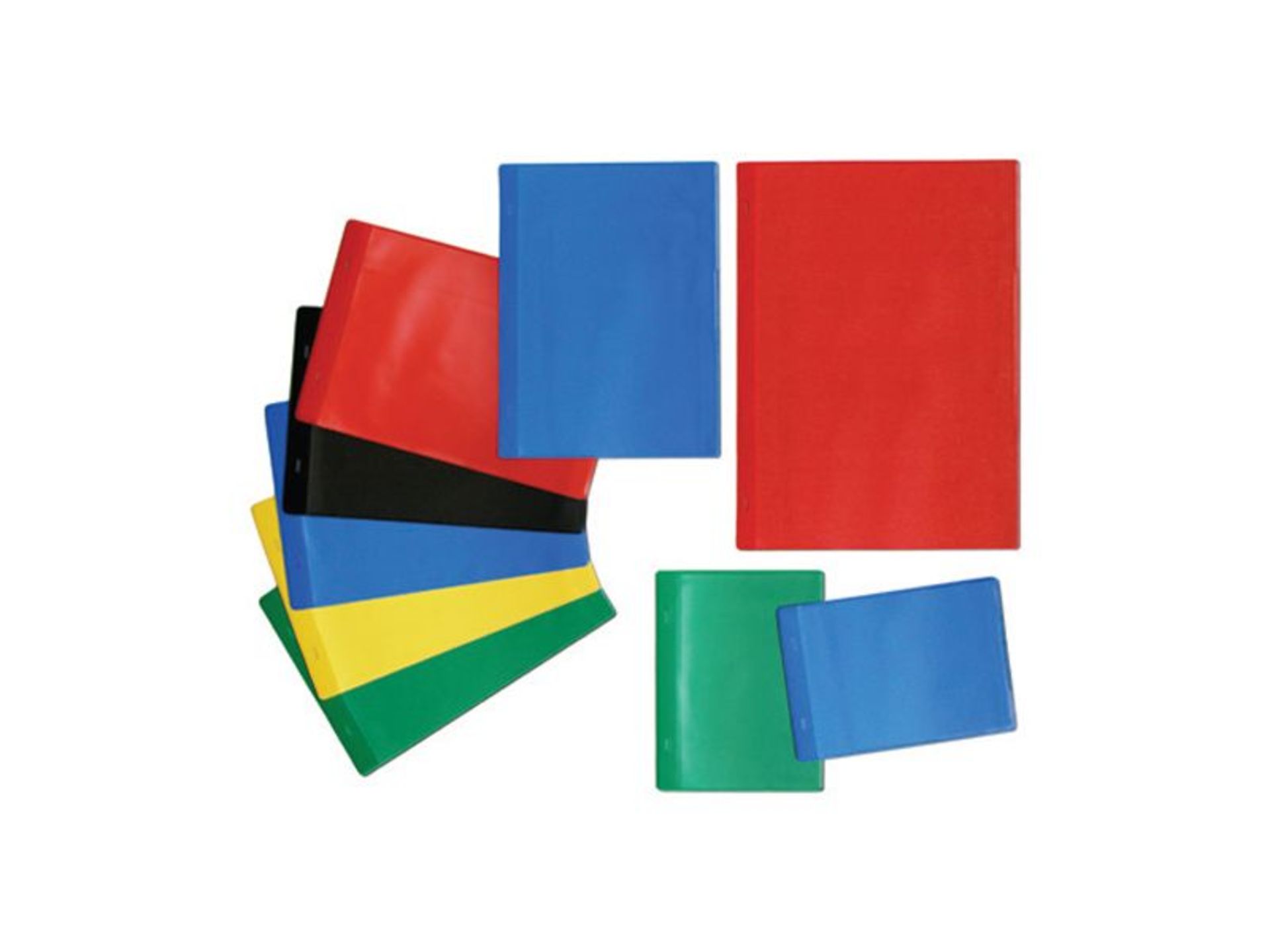 + VAT Grade A Pack 100 Coloured Document Pockets