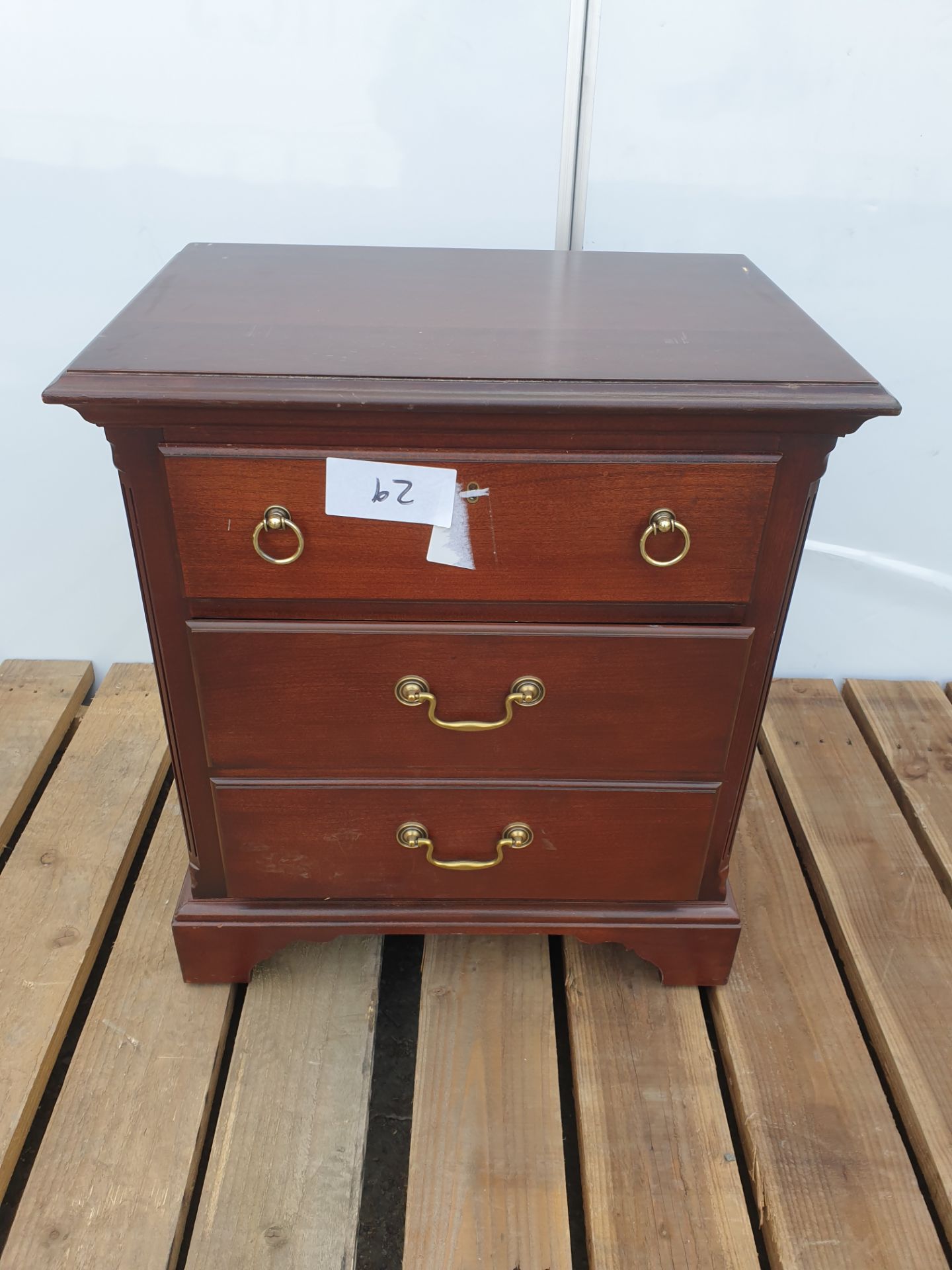 No VAT Cherrywood Two Drawer Cabinet