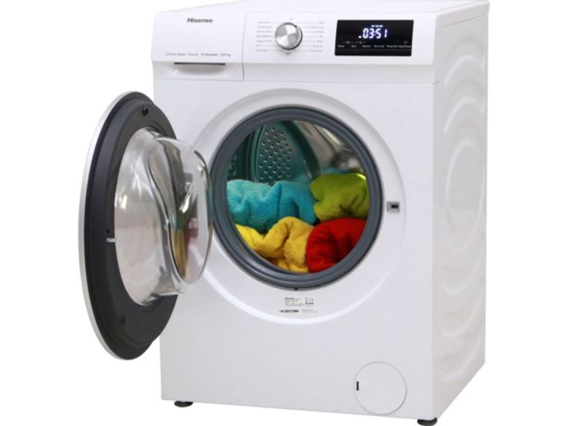 + VAT Grade B ISP £469 - Hisense WDQY1014EVJM 10kg/6kg Washer Dryer - 1400 RPM - Inverter Motor - - Image 3 of 3