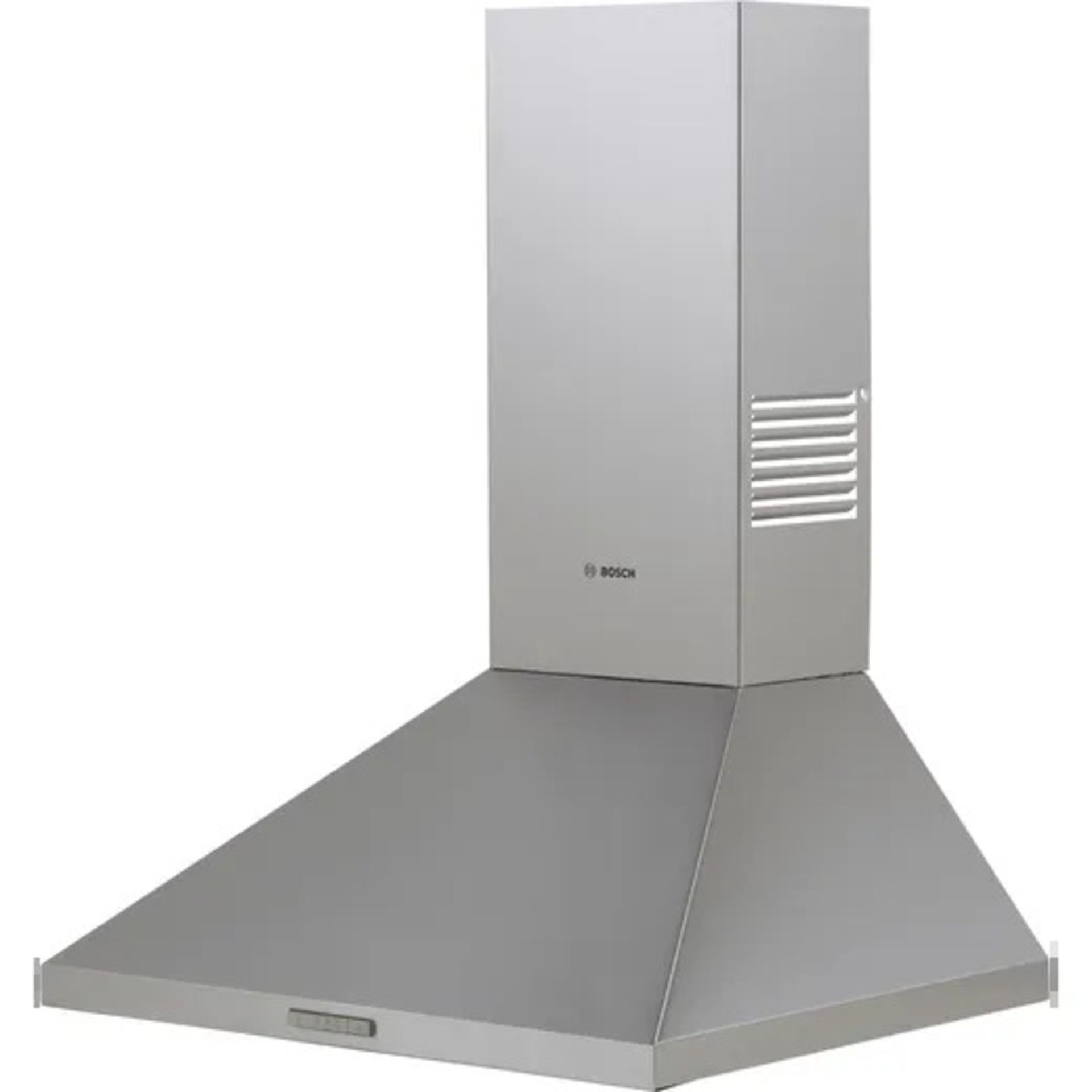 + VAT Grade B ISP £229 - Bosch Serie 2 DWP64BC50B 60cm Chimney Cooker Hood - Three Speeds - LED