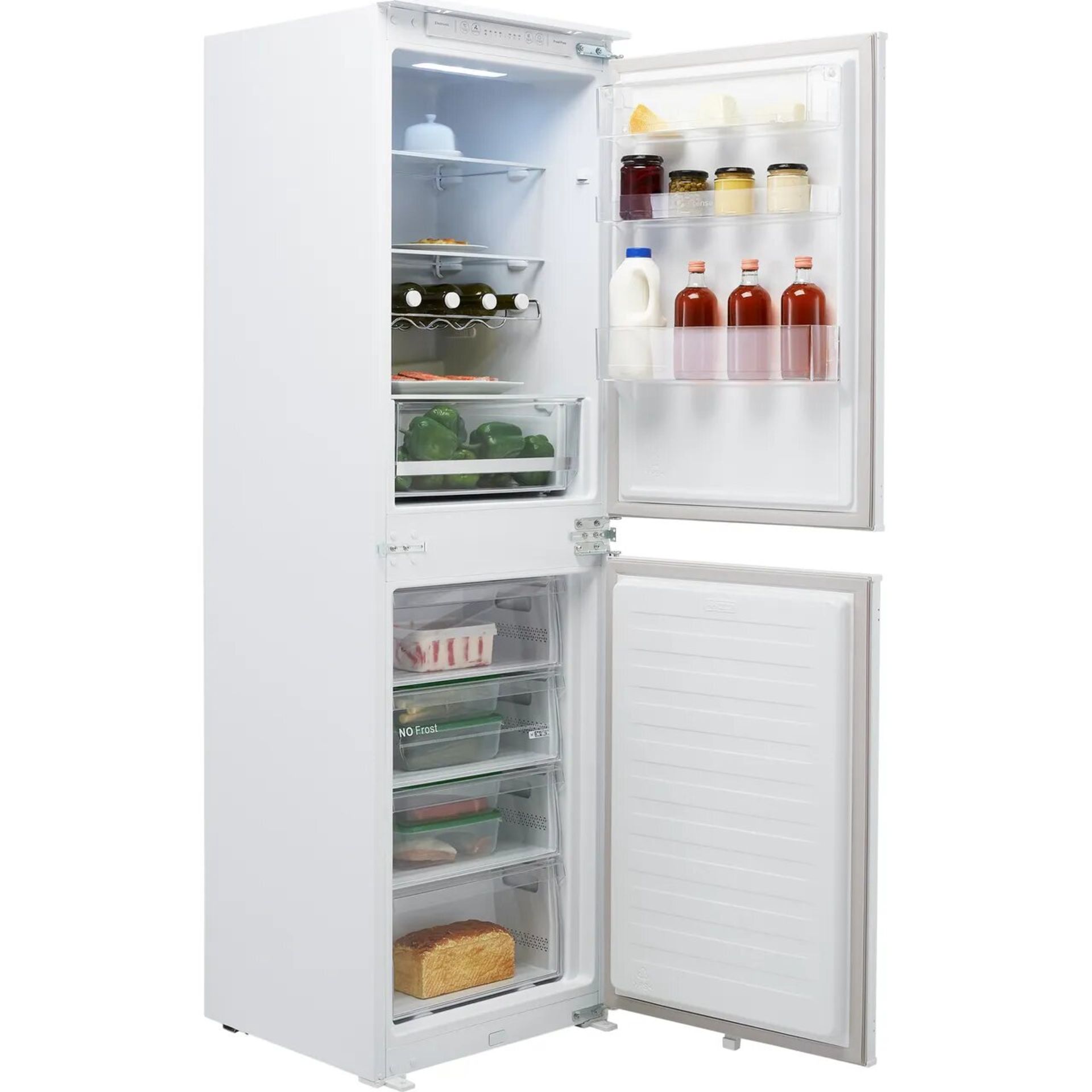 + VAT Grade B ISP £399 - Hisense RIB291F4AWF Intergrated 50/50 Frost Free Fridge Freezer - Fridge - Image 2 of 2