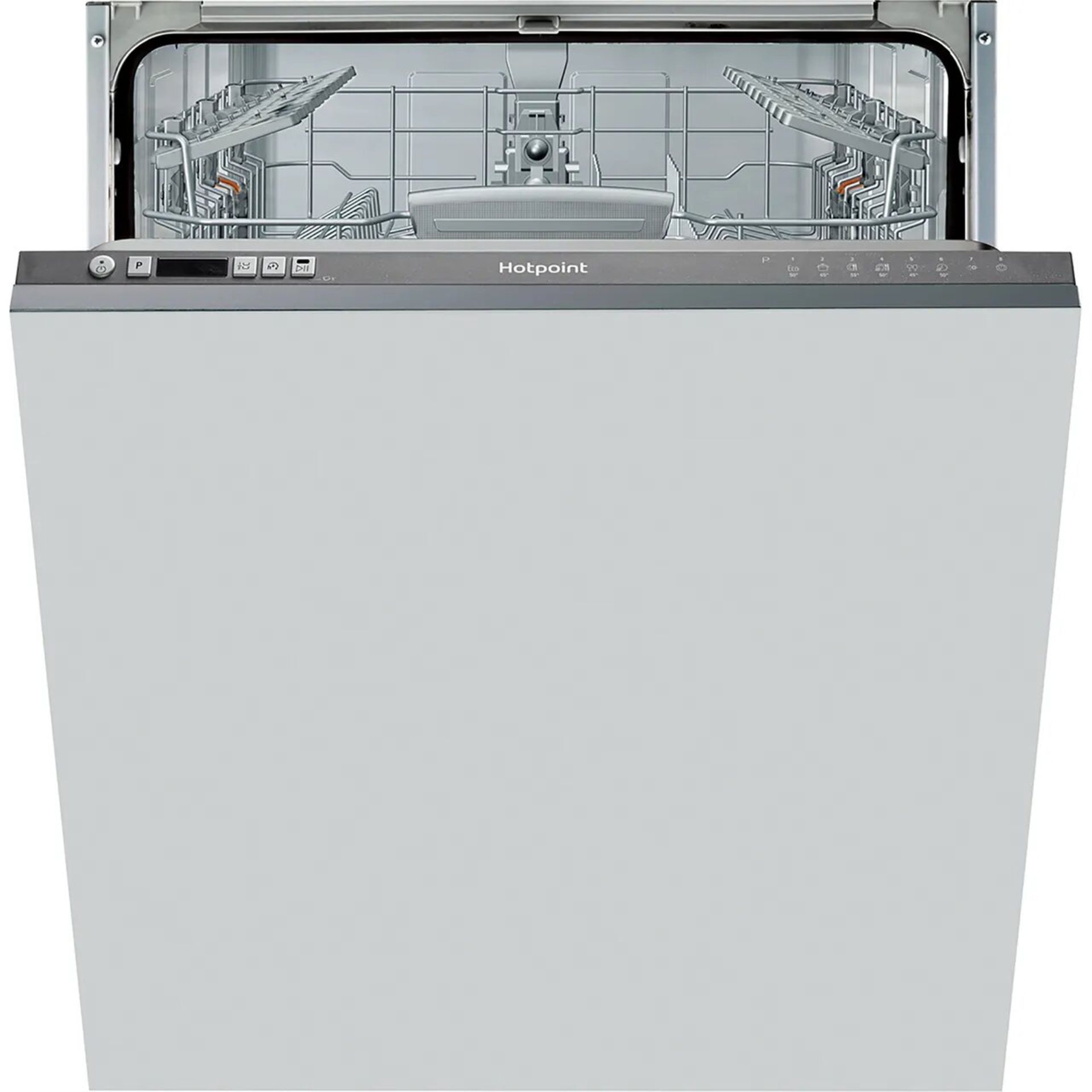 + VAT Grade B ISP £288 - Hotpoint HIC3B19CUK Fully Intergrated Dishwasher - 13 Place Settings - 30