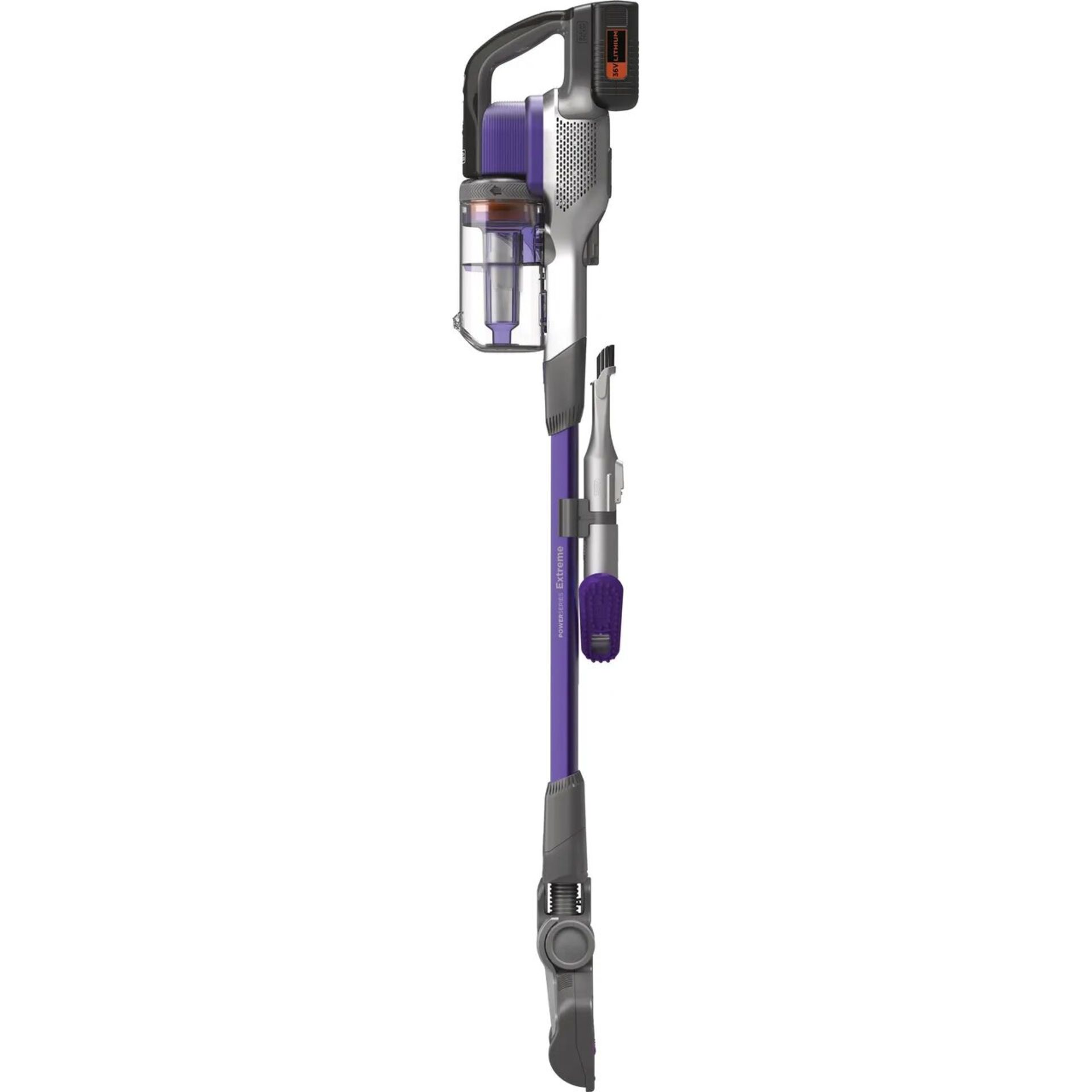 + VAT Grade B ISP £239 - Black + Decker 36v Extension Pet Stick BHFEV362DP-GB Cordless Vacuum - Image 3 of 3