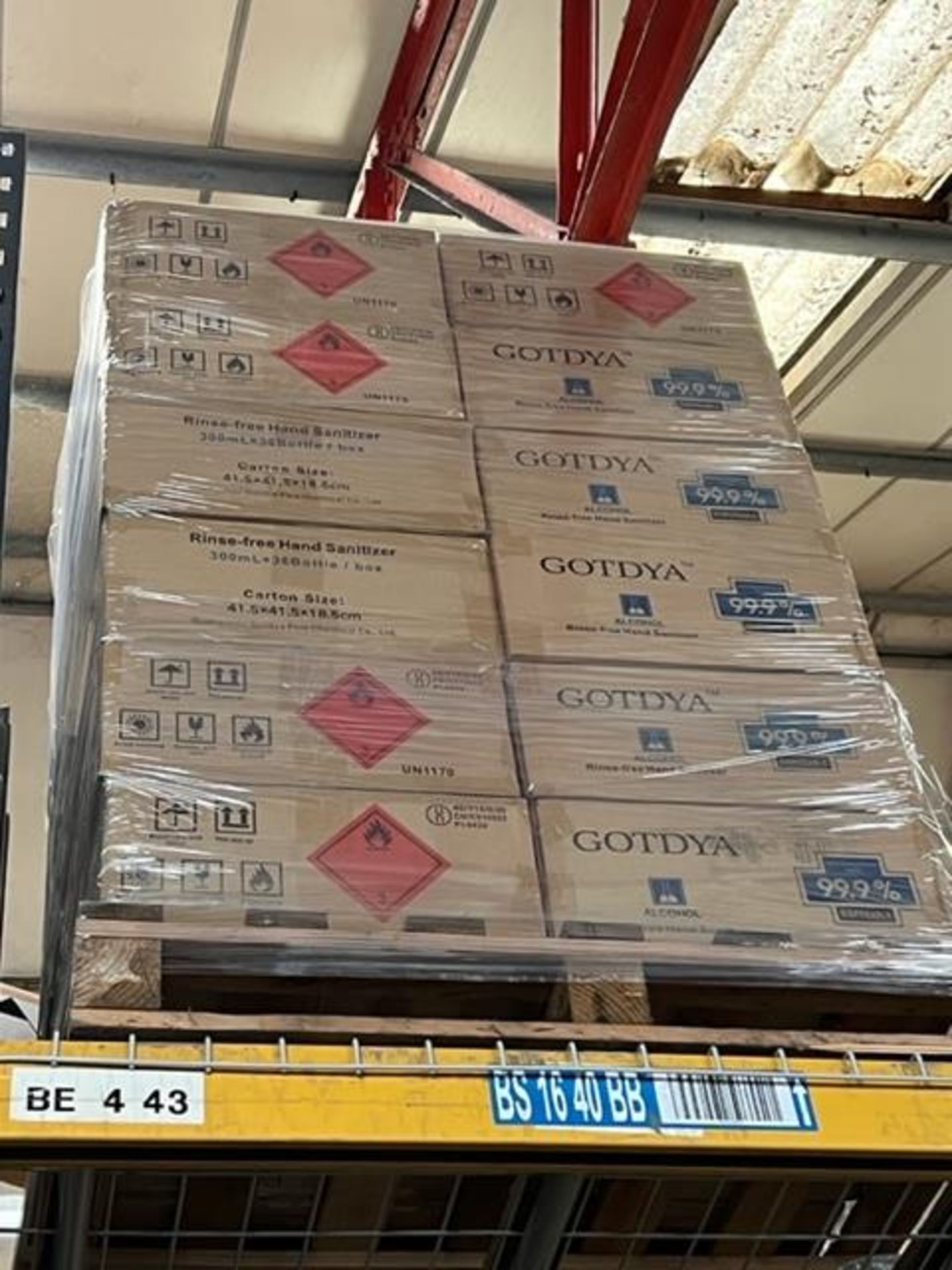 + VAT Pallet Of Assorted Hand Sanitiser