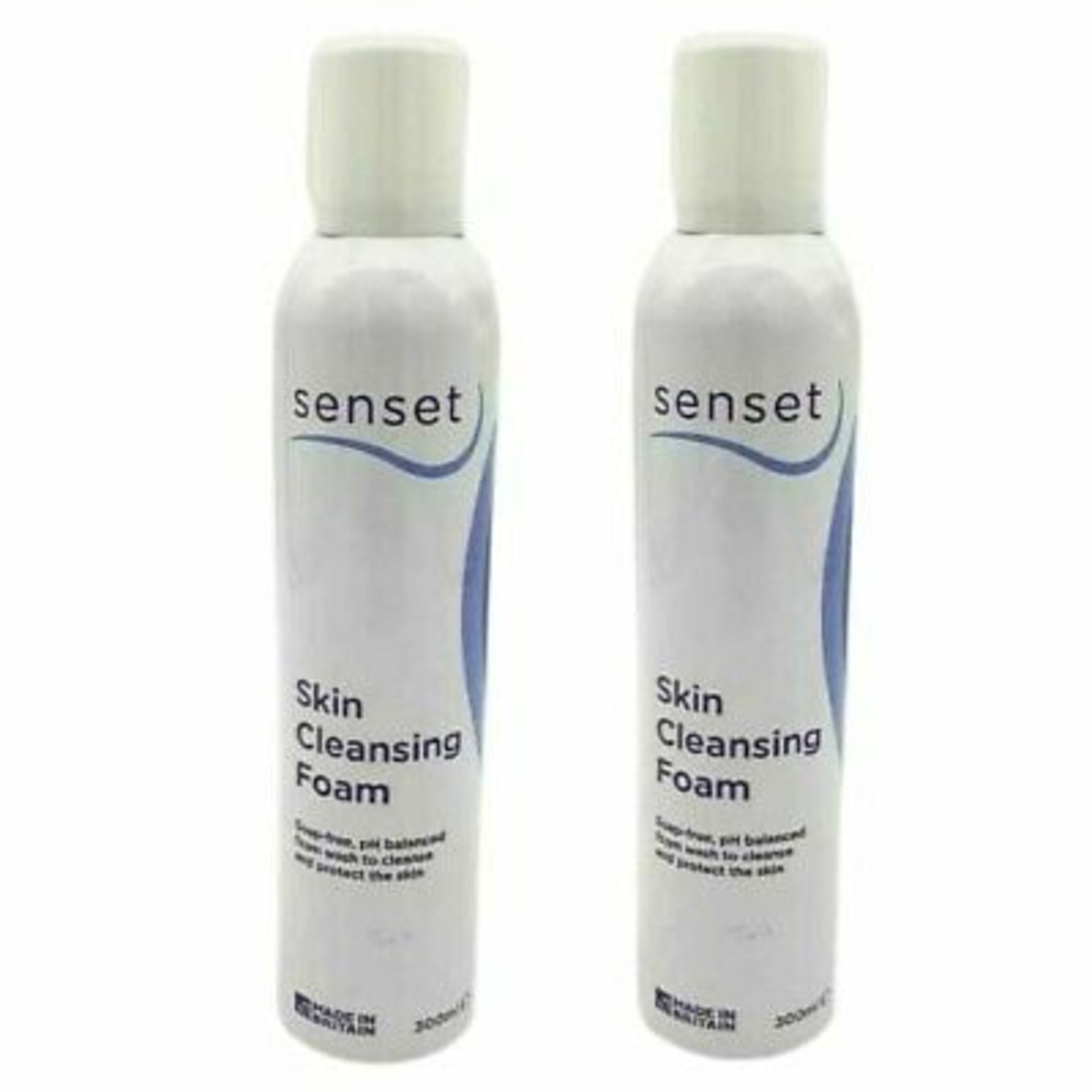 + VAT Grade A Twelve Lots Of 300ml Cans Senset Skin Cleansing Foam