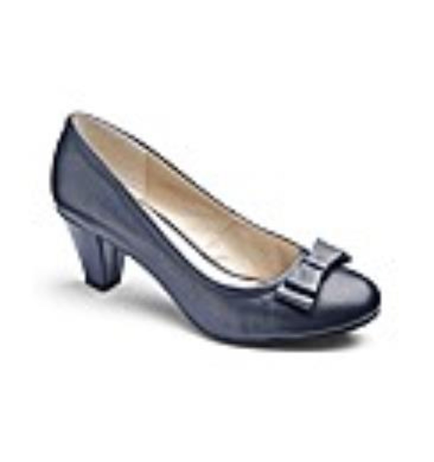 + VAT Brand New Pair Ladies Navy Lotus E Fit Shoes Size 4