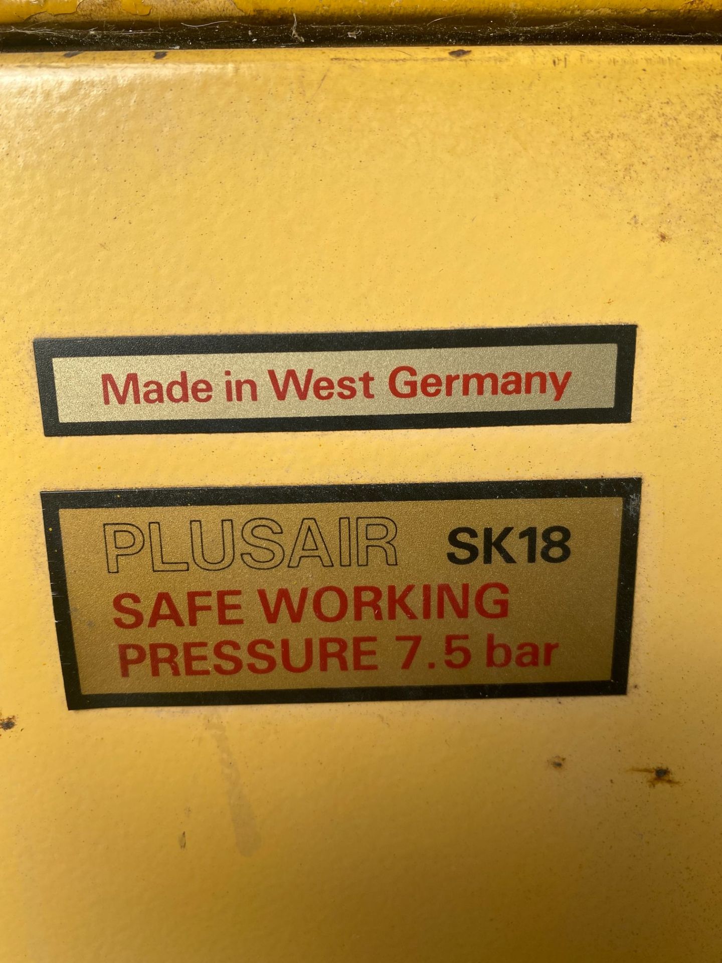 HPC PlusAir SK18 packaged rotary vane compressor, Serial No: N/A, Recorded hours 29,508 - Image 3 of 3