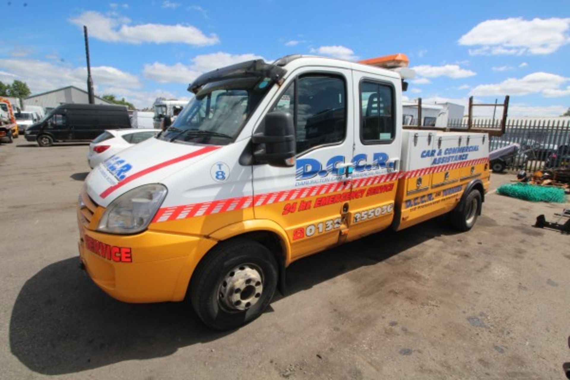 NX57 FWB. JANUARY 2008, IVECO 65C18 SPEC FRAME RECOVERY TRUCK, 2998CC DIESEL ENGINE, 6500KG GROSS