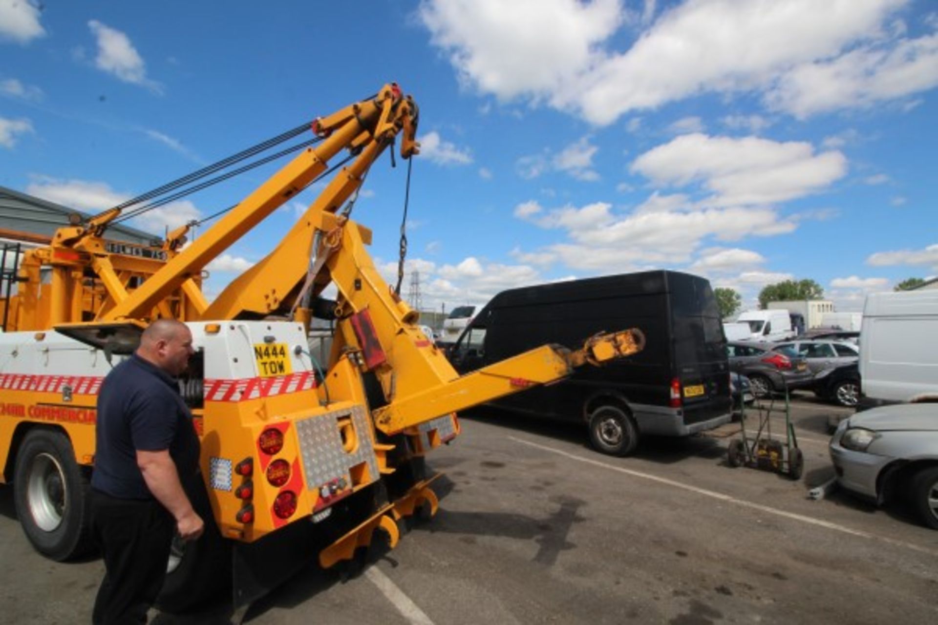 N444 TOW. 1996, MAN ECO240, 6x4 HEAVY DUTY UNDER LIFT RECOVERY TRUCK, 26-TONNE GROSS VEHICLE WEIGHT, - Image 9 of 31