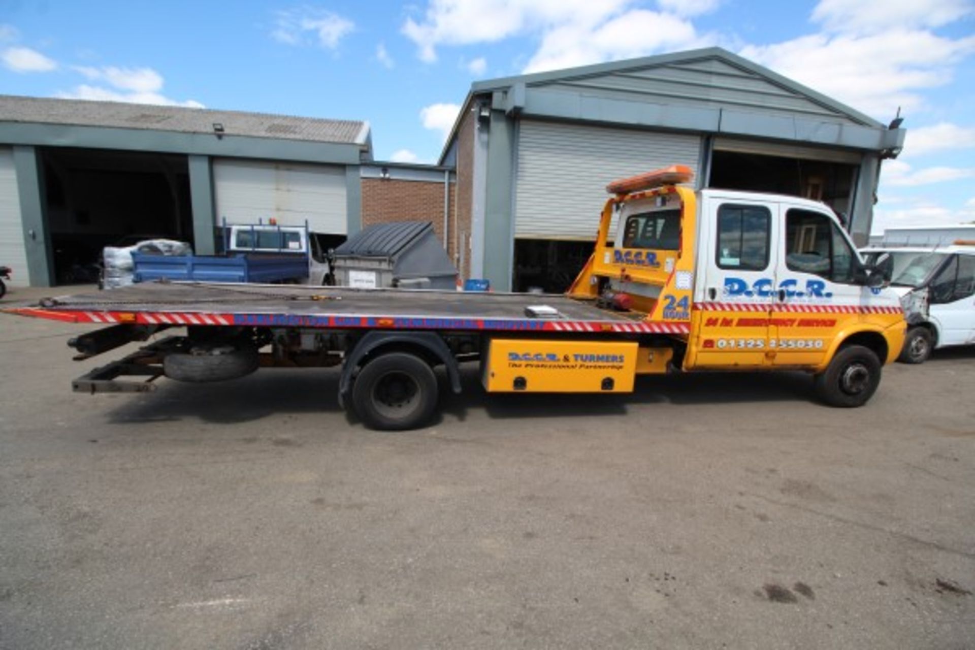 NX03 AUH. MARCH 2003, IVECO 65C15 DOUBLE CAB, SLIDE AND TILT COMPLETE WITH SPECFRAME AND REMOTE