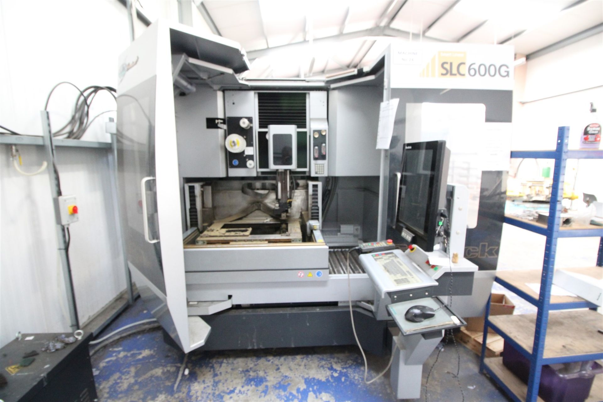 Sodick SLC600G, CNC Vertical Wire Eroder, Type SPW600, Serial No. T0616, Table Size 33" x 23",