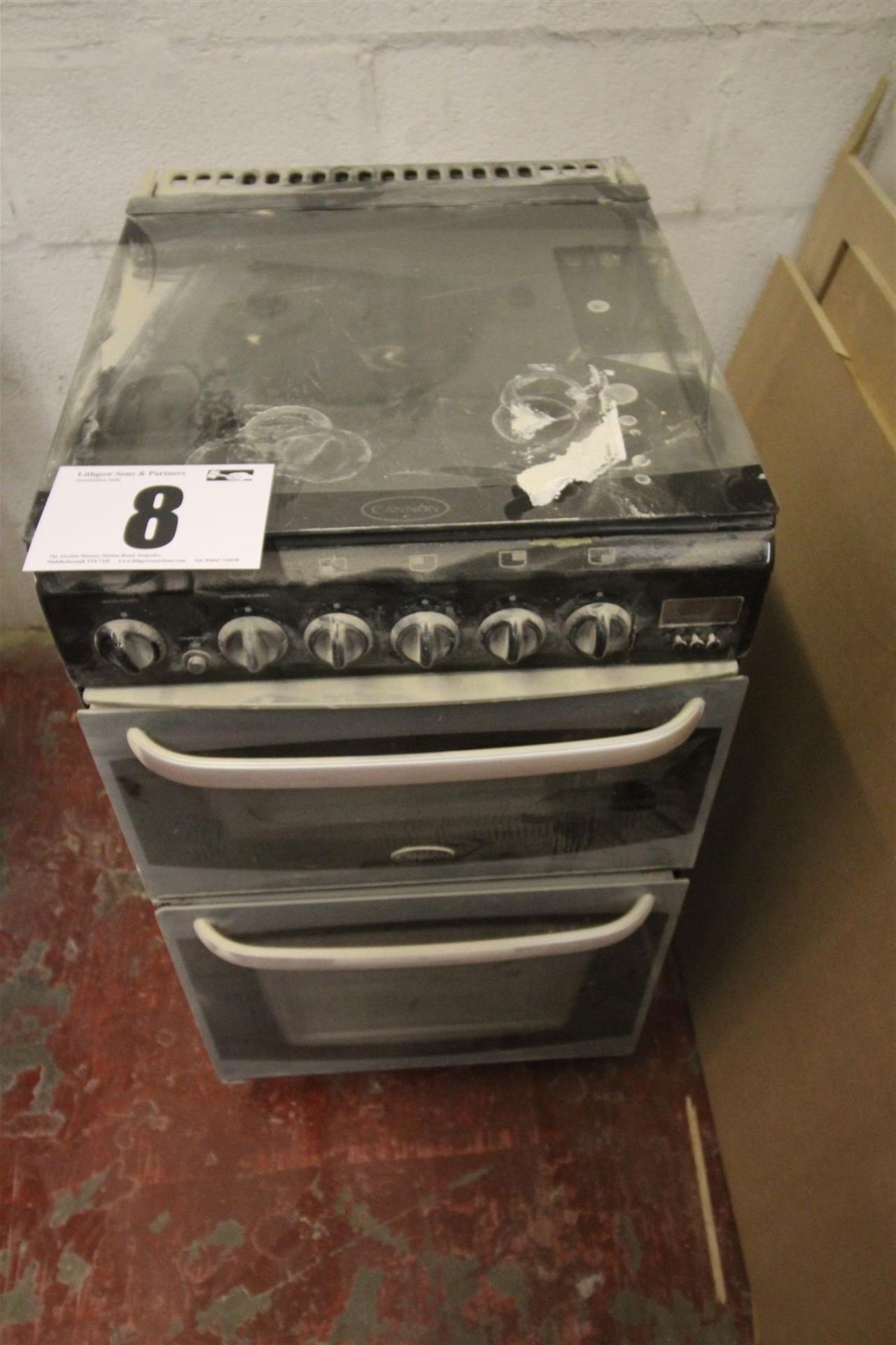 CANON 4-RING GAS OVEN WITH DOUBLE DOORED OVEN UNDER