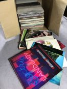 Approximately 80 Rock, Pop, Jazz and Folk LPs, some with water damaged sleeves.