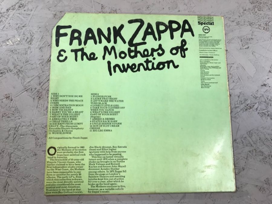 6 Frank Zappa LPs including: "Freak Out!" (UK mono orig Verve VLP 9154), "Hot Rats" (UK orig Reprise - Image 16 of 18