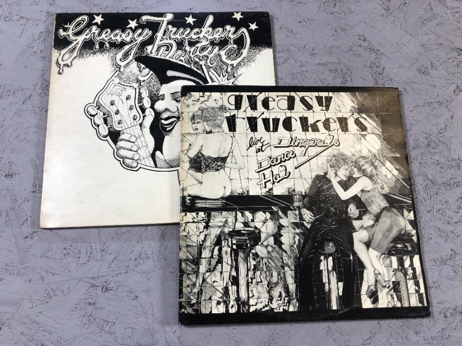 2 LPs: "Greasy Truckers Party" & "Greasy Truckers at Dingwalls".