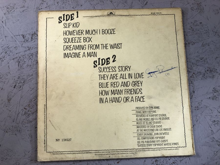 10 The Who LPs including: "Who Sell Out" (UK Track mono orig 612 002), "Who Came First", "Who By - Image 22 of 29
