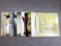 11 Genesis/Peter Gabriel/Phil Collins LPs including Nursery Cryme (pink Charisma scroll label),