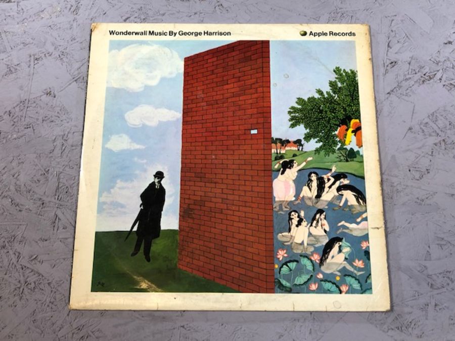 17 The Beatles Solo LPs/12" including: George Harrison: "Wonderwall Music" (UK Apple orig stereo - Image 2 of 42