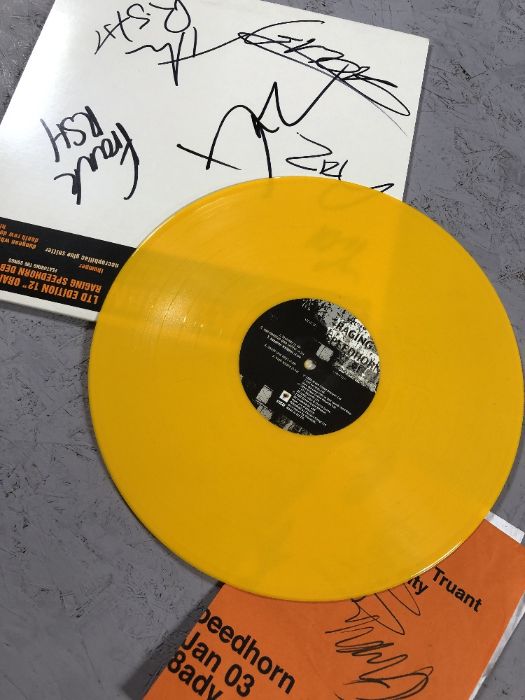 Raging Speedhorn Orange Vinyl signed LP - Image 6 of 6
