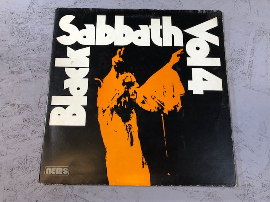 8 Black Sabbath/Ozzy Osborne LPs including: "Black Sabbath" (UK orig Vertigo swirl VO 6 with large - Image 18 of 22