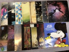 15 Progressive Rock LPs including: Skin Alley: "Two Quid Deal", King Crimson: "Islands" (