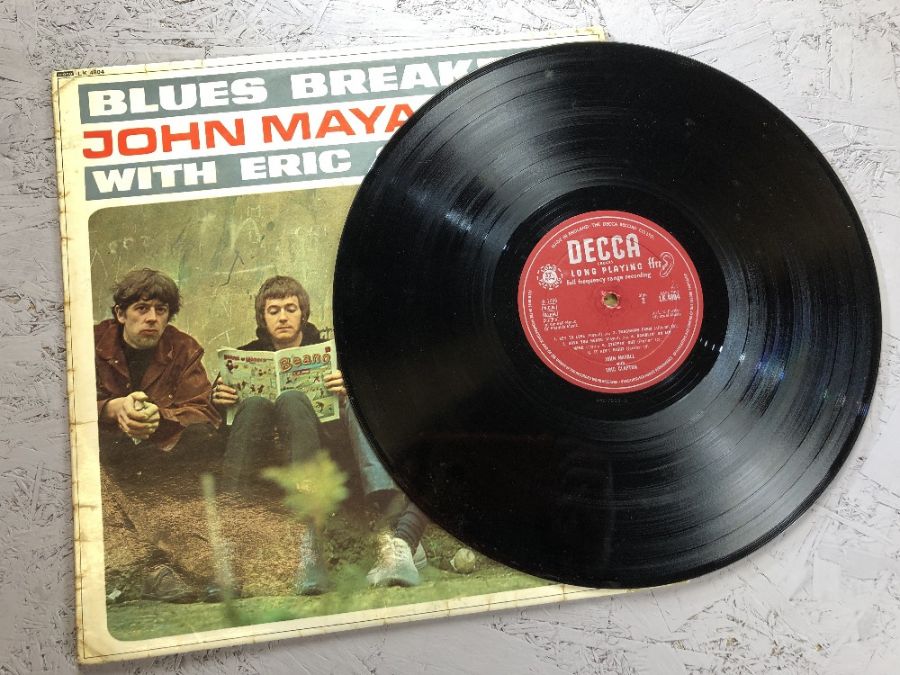 5 John Mayall LPs including "Blues Breakers" (UK mono orig LK 4804), "Looking Back" (UK mono orig LK - Image 8 of 16
