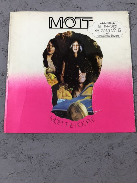 Vinyl: Seven Mott The Hoople LPs. All UK originals including pink island self-titled debut album, - Image 5 of 8