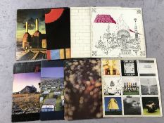 8 Pink Floyd albums to include Relics, The Wall, A Nice Pair (with W.R. Phang piucture to sleeve)