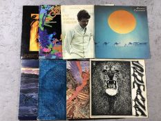 8 Santana LPs including "Abraxas", "Caravanserai", "Moonflower" etc...