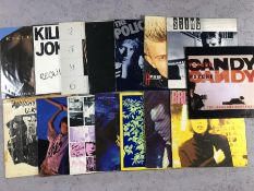 15 Punk/New Wave LPs/12" including: Jesus & Mary Chain: "Psycho Candy", Adam & the Ants, Billy Idol,